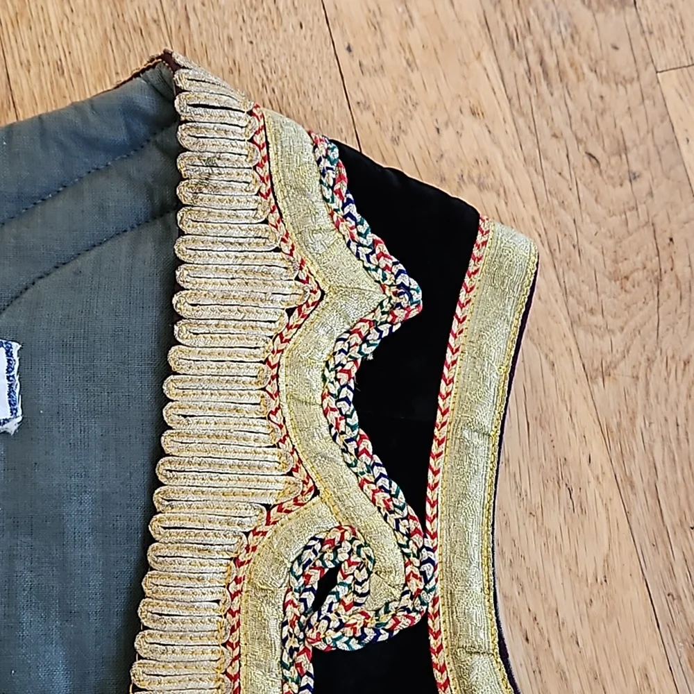 Vintage Ottoman velvet rock n roll vest